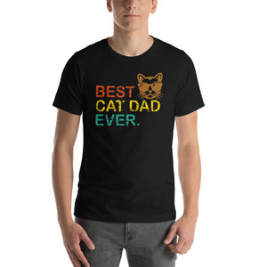 Best Cat Dad Ever Cat Daddy Gift Unisex T-Shirt