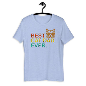 Best Cat Dad Ever Cat Daddy Gift Unisex T-Shirt