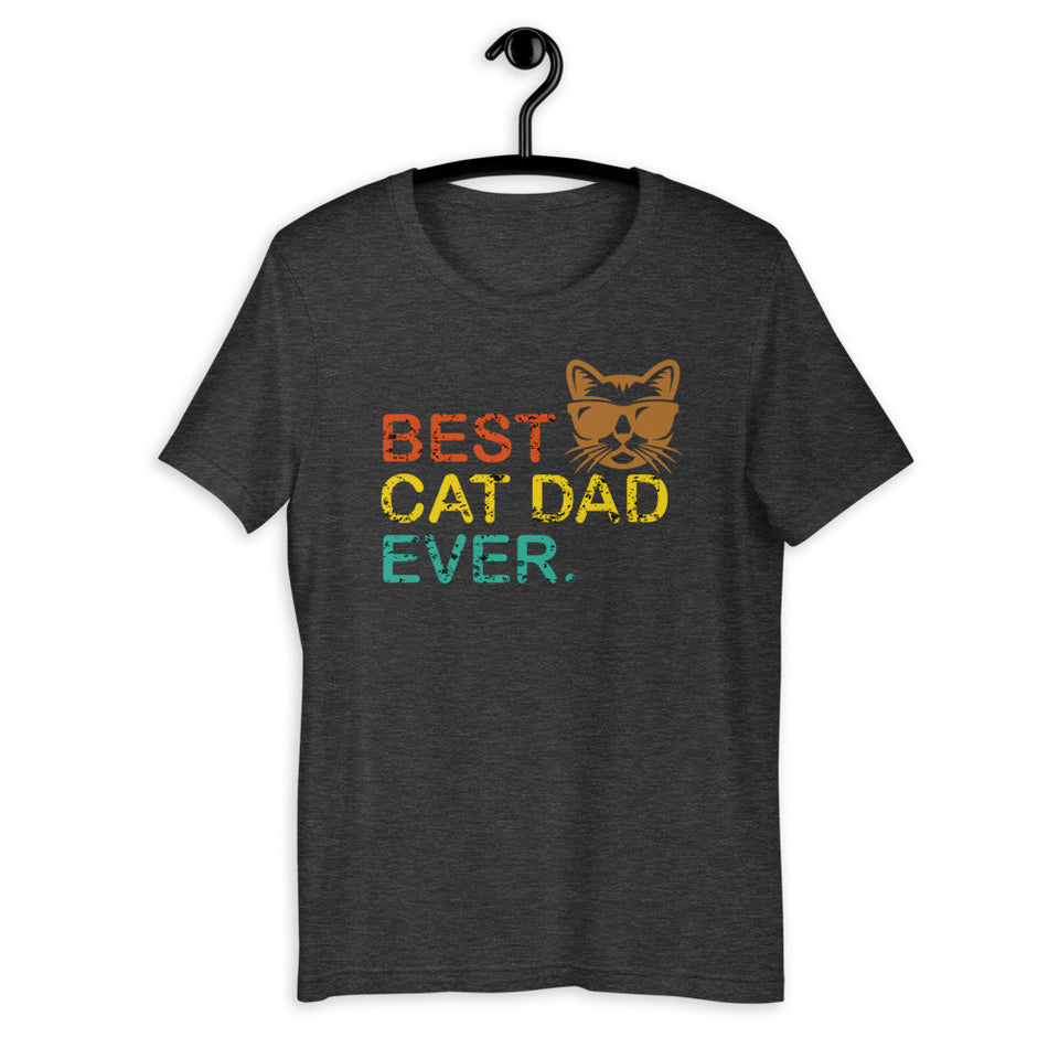 Best Cat Dad Ever Cat Daddy Gift Unisex T-Shirt