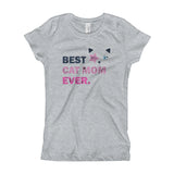 Best Cat Mom Ever Girl's T-Shirt