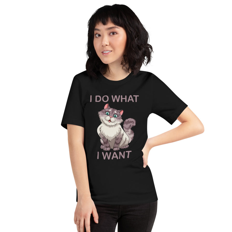 I Do What I Want With My Cat Unisex T-Shirt