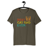 Best Cat Dad Ever Cat Daddy Gift Unisex T-Shirt