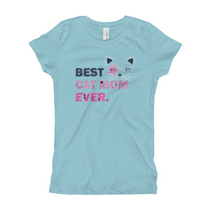 Best Cat Mom Ever Girl's T-Shirt