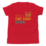 Best Cat Dad Ever Youth Short Sleeve T-Shirt