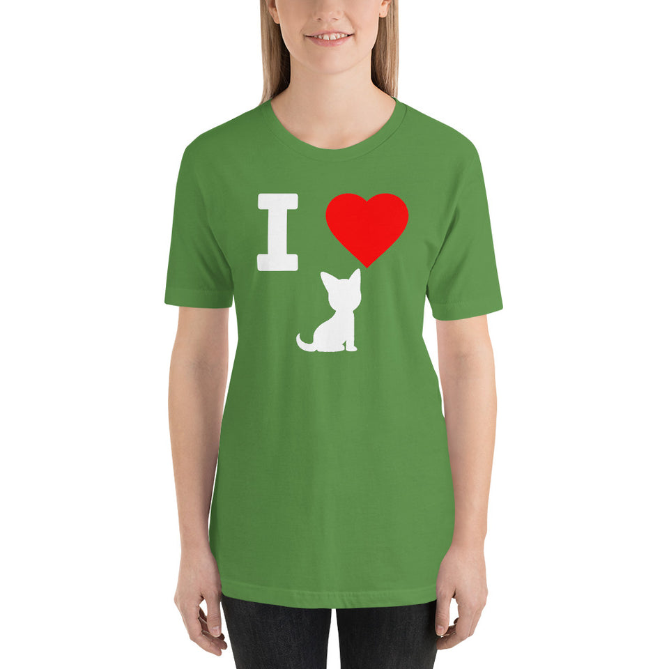 I Love My Cat Unisex T-Shirt