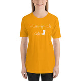 I Miss My Little Cats Short-Sleeve Unisex T-Shirt