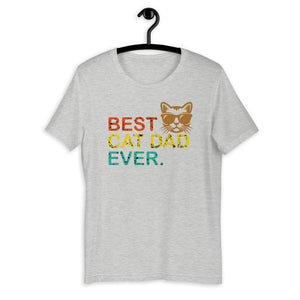 Best Cat Dad Ever Cat Daddy Gift Unisex T-Shirt