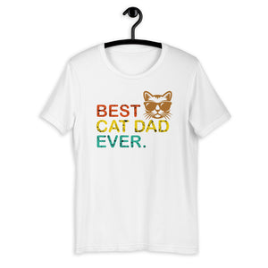 Best Cat Dad Ever Cat Daddy Gift Unisex T-Shirt