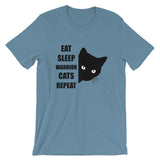 Eat Sleep Warrior Cats Repeat Unisex T-Shirt