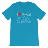 I Love My Cat Short-Sleeve Unisex T-Shirt