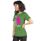 I Hug My Cat So I Don't Punch People In The Throat Unisex T-Shirt