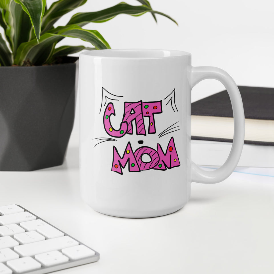 Cat Mom For Cat Lovers Mug